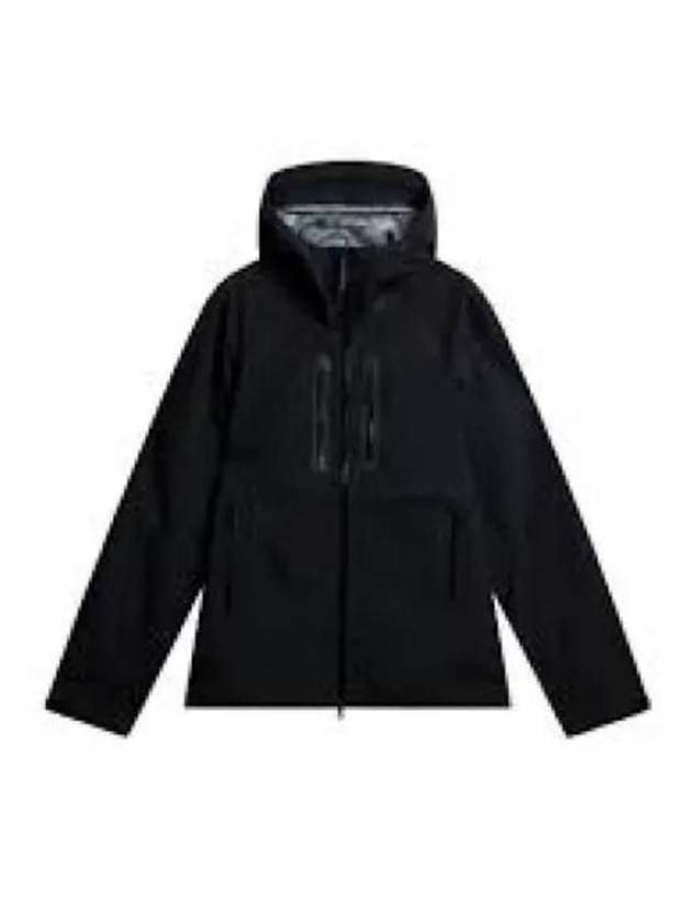 Nikoli Utility Hooded Zip-Up Jacket Black - J.LINDEBERG - BALAAN 2