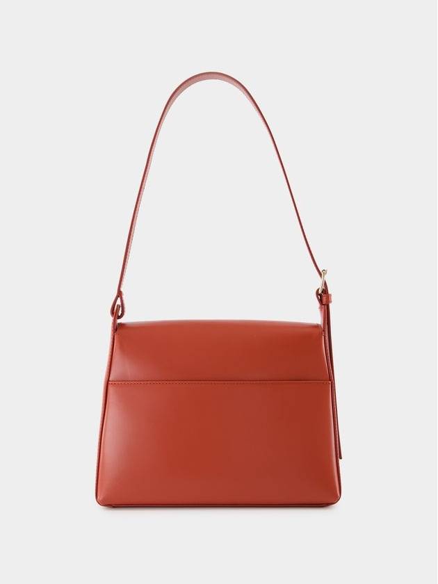 Virginie Flap Shoulder Bag - A.P.C. - Leather - Red - A.P.C. - BALAAN 3