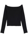 Easy offshoulder knit black - HIGH SCHOOL DISCO - BALAAN 2