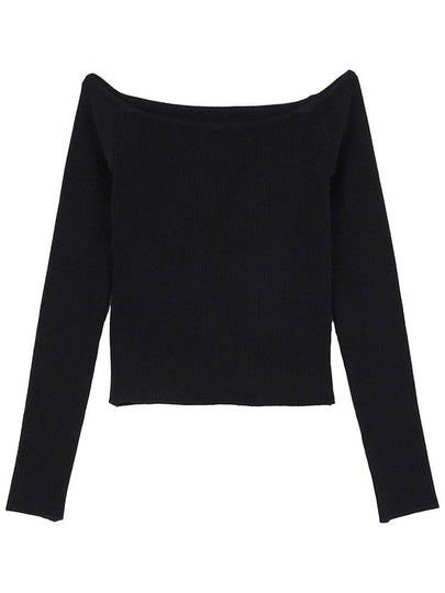 Easy offshoulder knit black - HIGH SCHOOL DISCO - BALAAN 2