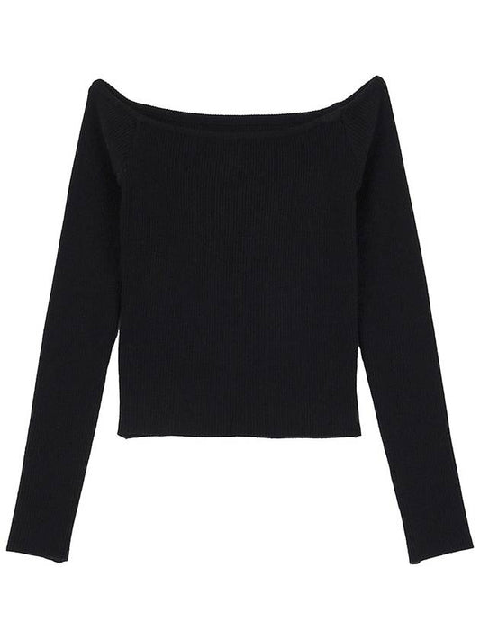 Easy offshoulder knit black - HIGH SCHOOL DISCO - BALAAN 2