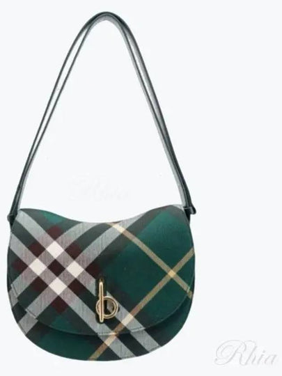 Rocking Horse Leather Medium Cross Bag Green - BURBERRY - BALAAN 2