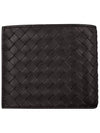 Men's Intrecciato Half Wallet Brown - BOTTEGA VENETA - BALAAN 5