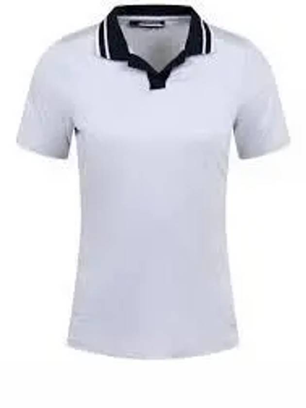 Women's Sammy Short Sleeve Polo Shirt Cloud White - J.LINDEBERG - BALAAN 2