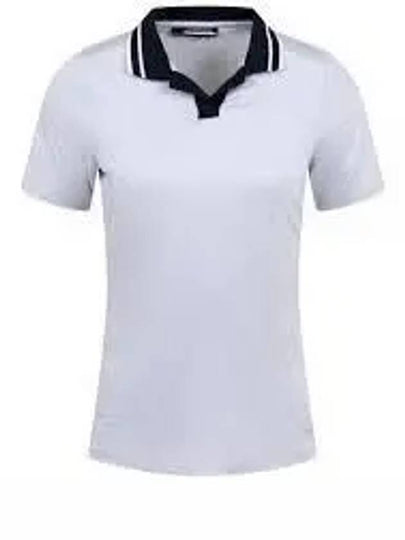 Women's Sammy Short Sleeve Polo Shirt Cloud White - J.LINDEBERG - BALAAN 2