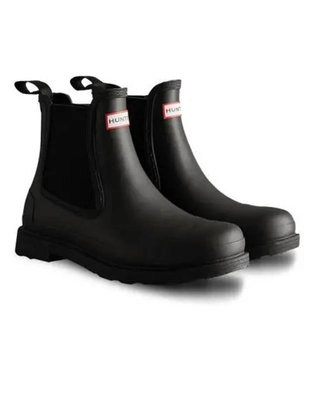 Women s Commando Chelsea Rain Boots Black - HUNTER - BALAAN 1