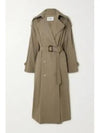 Salpa Double Breasted Water Repellent Trench Coat Beige - MAX MARA - BALAAN 2