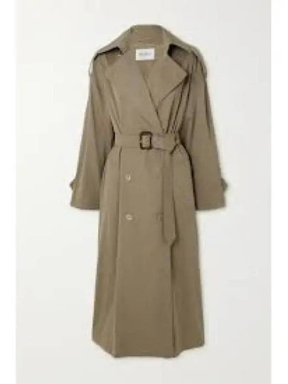 Salpa Double Breasted Water Repellent Trench Coat Beige - MAX MARA - BALAAN 2