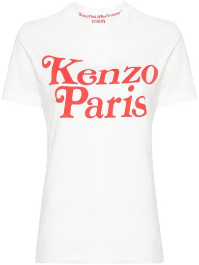 Short Sleeve T-Shirt FE52TS1184SO02 White - KENZO - BALAAN 2