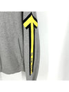 Arrow long sleeve hooded sweatshirt - OFF WHITE - BALAAN 4