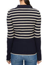 Striped Collar Cardigan Dark Navy - A.P.C. - BALAAN 5