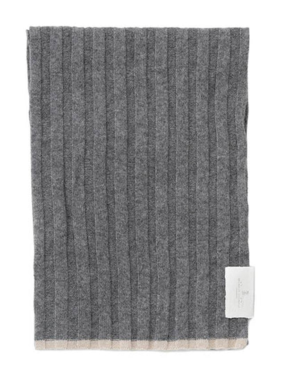 Gray Cashmere Muffler M2240819 CG316 - BRUNELLO CUCINELLI - BALAAN 2