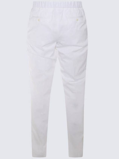 Brioni White Cotton Pants - BRIONI - BALAAN 2