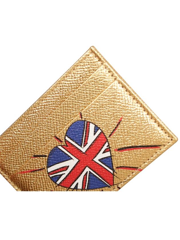 DG Love London Card Wallet Gold - DOLCE&GABBANA - BALAAN 7