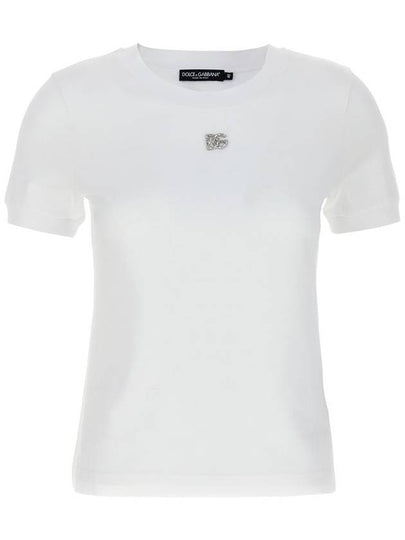 crystal embellished t-shirt F8U08ZG7B3U - DOLCE&GABBANA - BALAAN 2