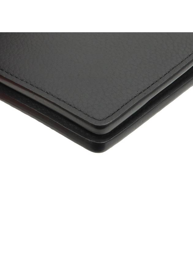 Black Grain Calfskin LV Aerogram Pocket Organizer Card Holder - LOUIS VUITTON - BALAAN 6