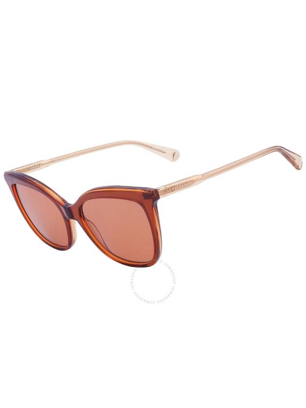 Longchamp Brown Square Ladies Sunglasses LO729S 233 55 - LONGCHAMP - BALAAN 3