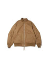 Insulation Varsity Jacket S24FY020E LB LIGHTBROWN - NANAMICA - BALAAN 1