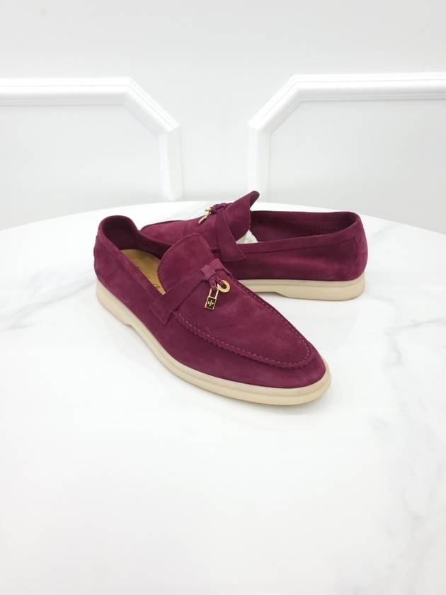 Summer Walk Burgundy Loafer 39 - LORO PIANA - BALAAN 3