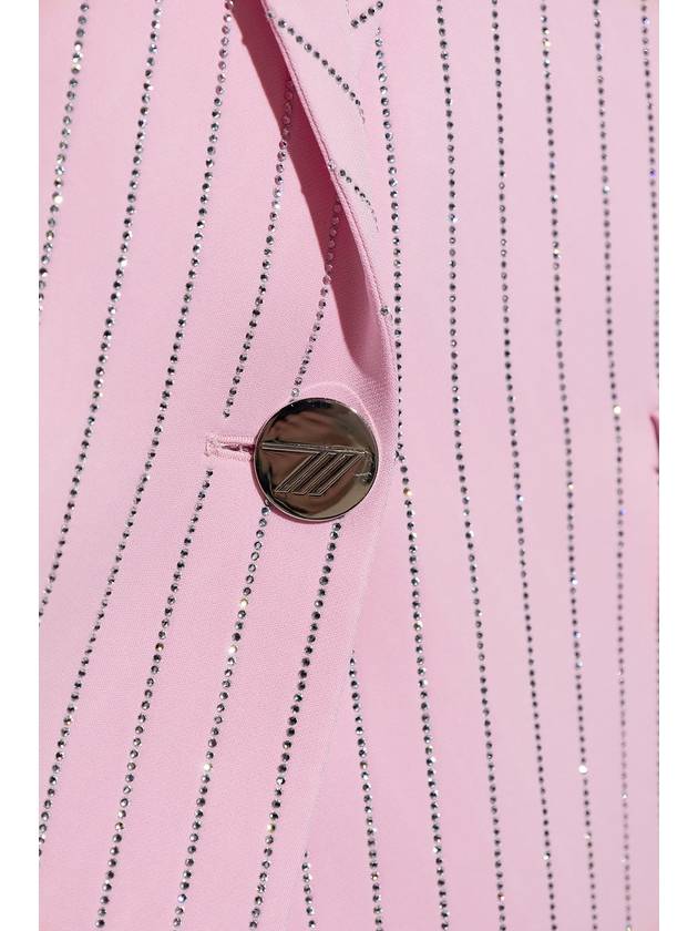 The Attico ‘Glen’ Blazer With Crystals, Women's, Pink - THE ATTICO - BALAAN 5