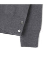 Milano Stitch 4-Bar Cardigan Medium Grey - THOM BROWNE - BALAAN 9