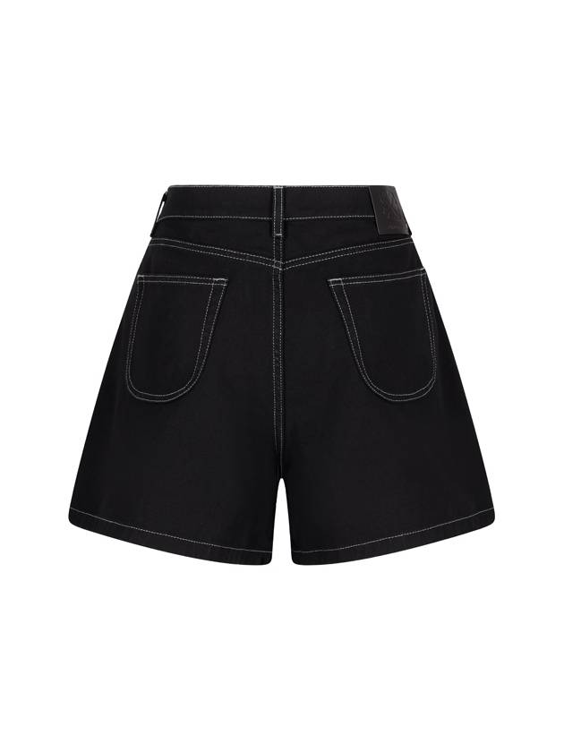 short pants OMYC022S24DEN001 1203 - OFF WHITE - BALAAN 3