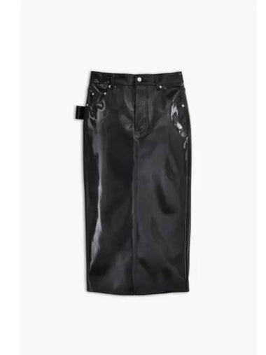 Leather Reflective Skirt Black MJKAW23001BKX - MARC JACOBS - BALAAN 1