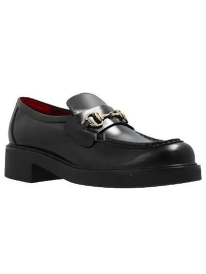 Horsebit Leather Loafer Black - GUCCI - BALAAN 2