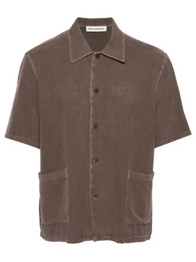 24SS Long Sleeve Shirt M2242EB BROWN SPARSE PANAMA - OUR LEGACY - BALAAN 2