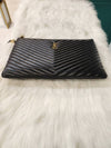 Daol Beomeo Branch Matelasse Clutch Black 440222 Condition A - SAINT LAURENT - BALAAN 5