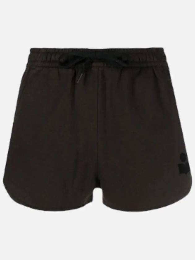 Women s MIFA Black Logo Short Pants SH0022FA A1M07E 02FK - ISABEL MARANT - BALAAN 3