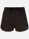 Women's MIFA Black Logo Black Short Pants SH0022FA A1M07E 02FK - ISABEL MARANT - BALAAN 3