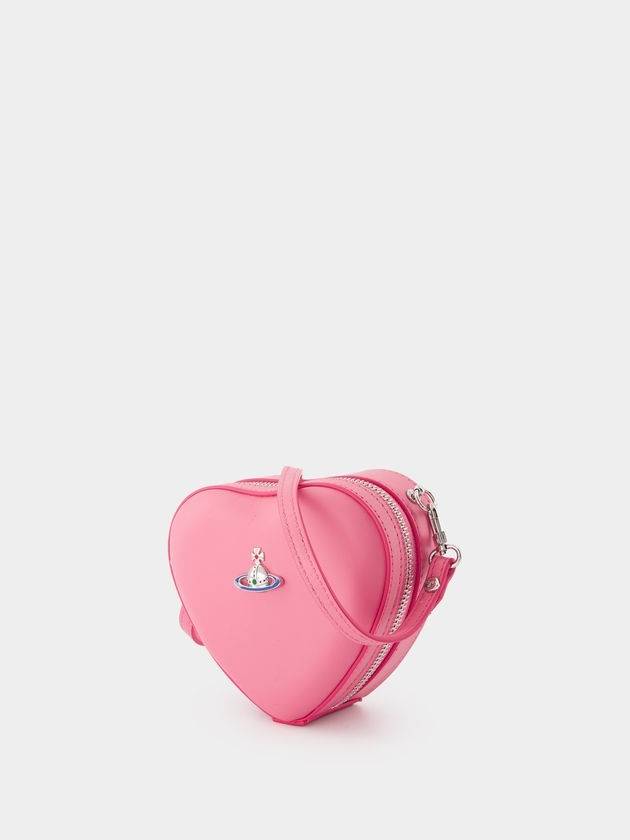 Mini Heart Cross Bag Pink - VIVIENNE WESTWOOD - BALAAN 3