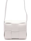 Intrecciato Cassette Small Cross Bag White - BOTTEGA VENETA - BALAAN 4