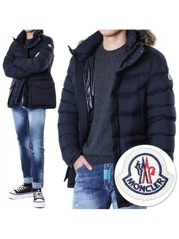 CLUNYE Multi pocket goose down fur hood padding 1C00010 596K7 776 - MONCLER - BALAAN 1