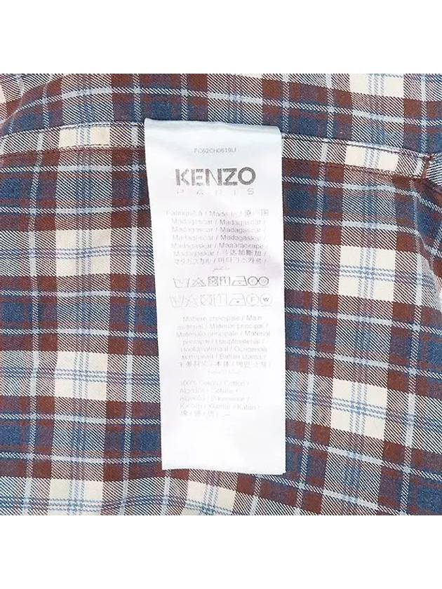 FC62CH0619L1 Flower Embroidery Mix Printing Women s Shirt - KENZO - BALAAN 5