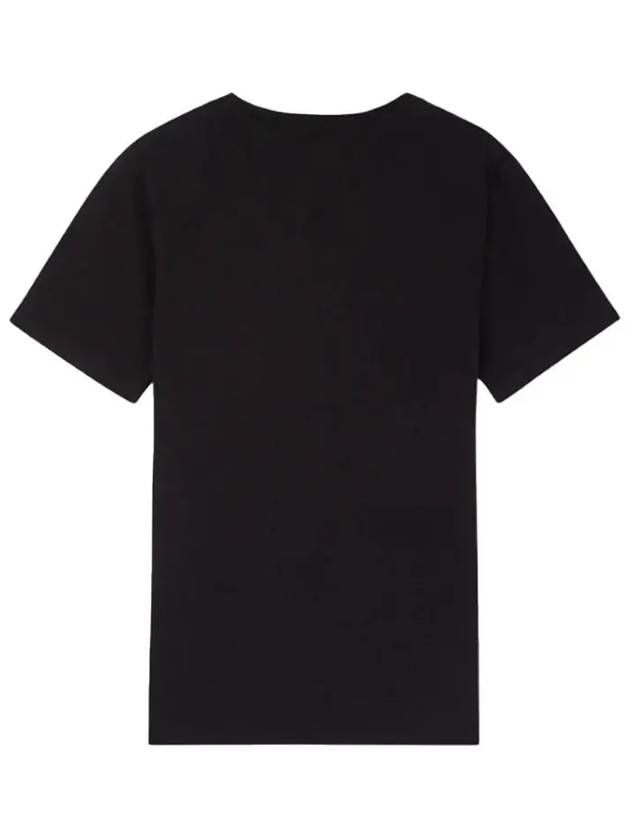 Fox Head Patch Classic Short Sleeve T-Shirt Black - MAISON KITSUNE - BALAAN 3