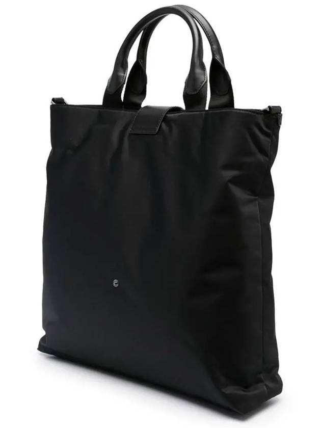 Logo Nylon Tote Bag Black - EMPORIO ARMANI - BALAAN 4