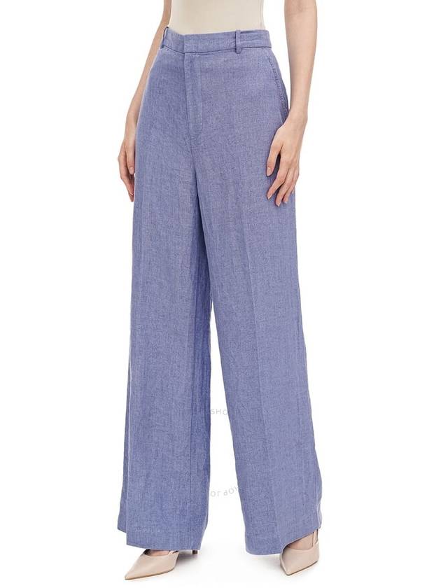 Polo Ralph Lauren Delave Wide Leg Linen Pants Size 6 - POLO RALPH LAUREN - BALAAN 2