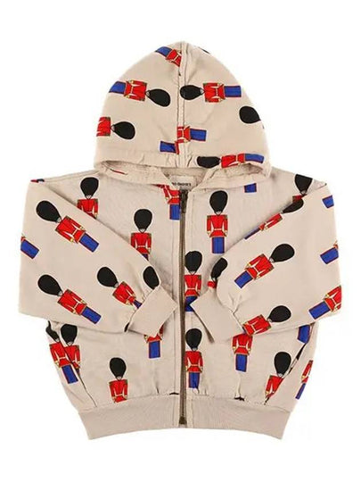 Kids Little Soldier Hooded Jacket Beige - BOBO CHOSES - BALAAN 2