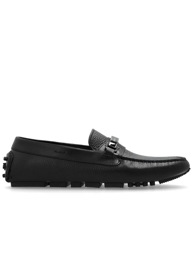 Emporio Armani Leather Loafers, Men's, Black - EMPORIO ARMANI - BALAAN 1