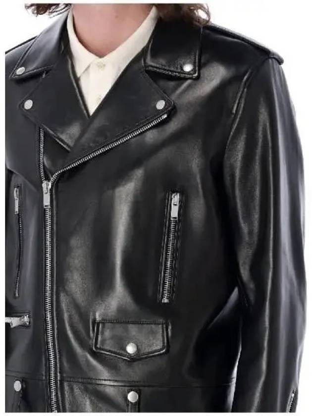 Classic motorcycle lambskin jacket 24P484284Y5YA21000 - SAINT LAURENT - BALAAN 3