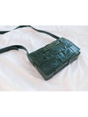 Intrecciato Triangle Buckle Cassette Cross Bag Dark Green - BOTTEGA VENETA - BALAAN 2