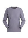 Taema Crew Neck Long Sleeve T-Shirt Stratus - ARC'TERYX - BALAAN 2