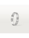 Love Wedding Band Ring White Gold - CARTIER - BALAAN 3