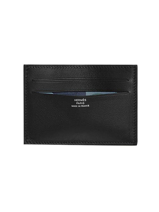 Citizen Twill Card Wallet Black - HERMES - BALAAN 1