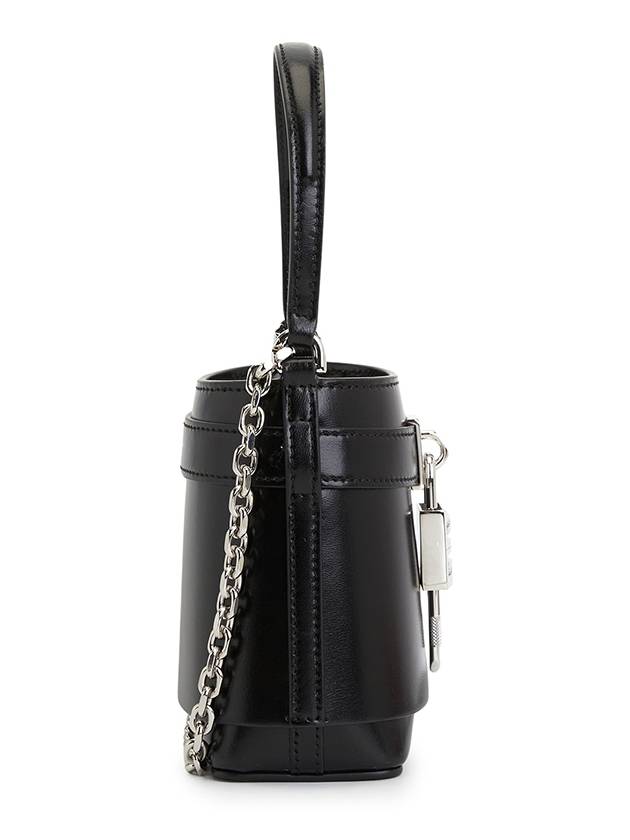 Shark Lock Mini Bucket Bag Black - GIVENCHY - BALAAN 3