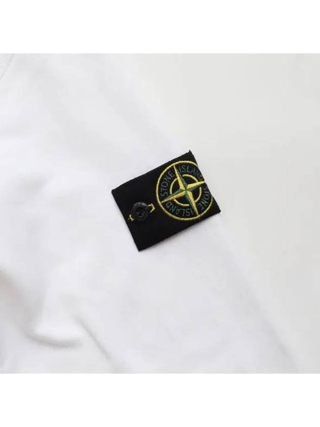 Wappen Patch Crew Neck Sweatshirt White - STONE ISLAND - BALAAN 3