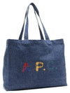 Diane Shopper Tote Bag Blue - A.P.C. - BALAAN 2