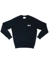 Monochrome Fox Head Patch Classic Sweatshirt Black - MAISON KITSUNE - BALAAN 2